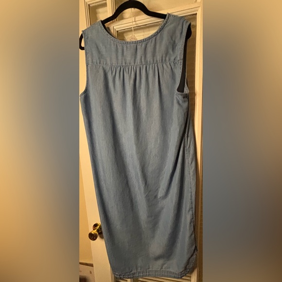 Blue Denim Tank Dress- Size 16/18 - Picture 3 of 10